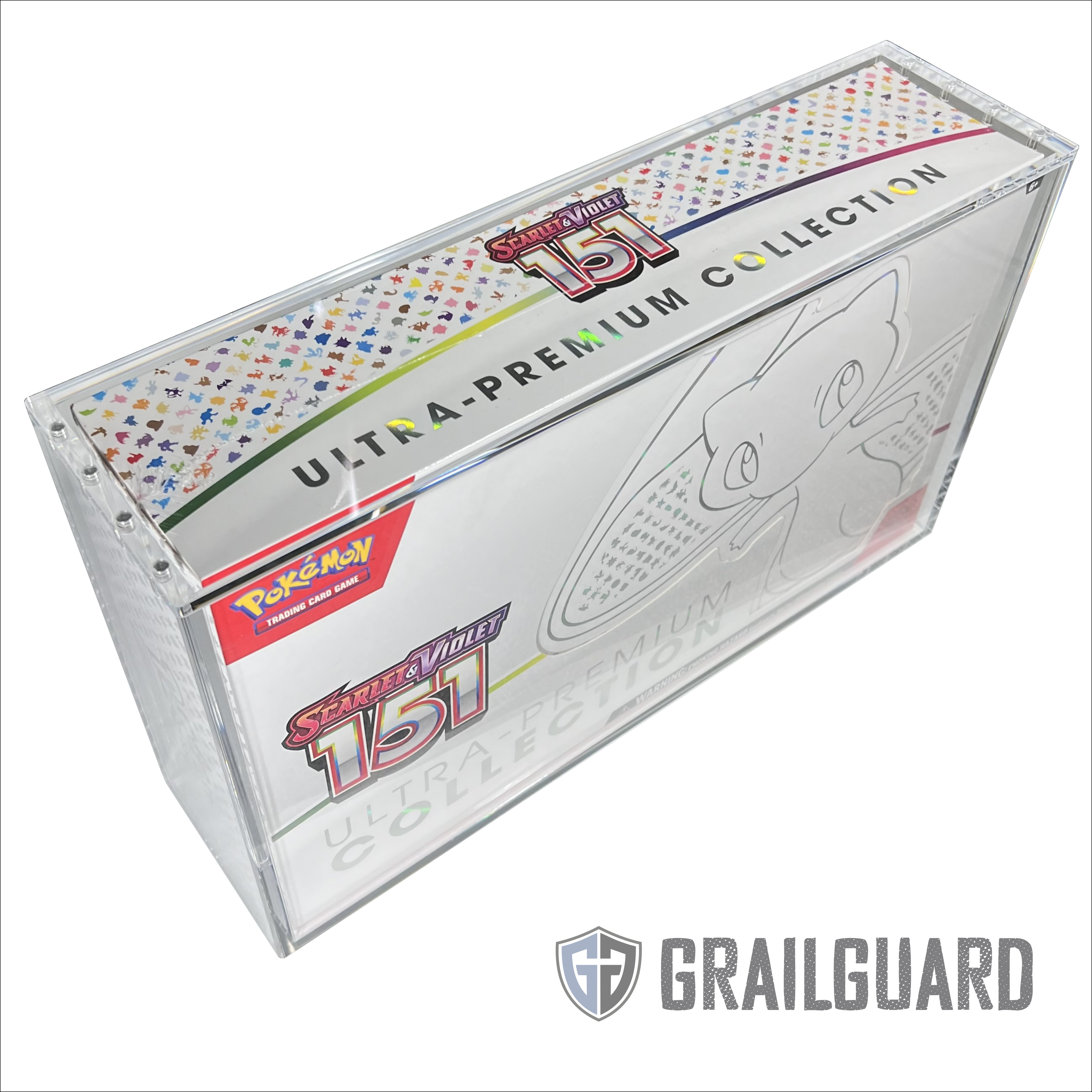 Pokemon 151 Ultra Premium Collection UPC Premium Acrylic Display Prote grailguard Pokemon 151 Ultra Premium Collection UPC Premium Acrylic Display Prote grailguard