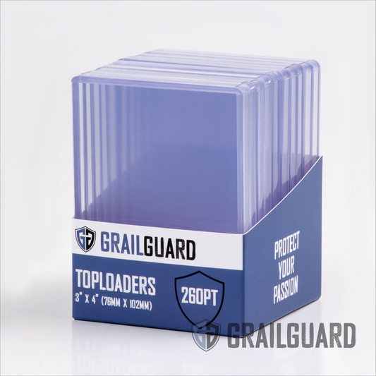 Grail Guard - 260pt Card Toploaders - 3" x 4" (10 pack)