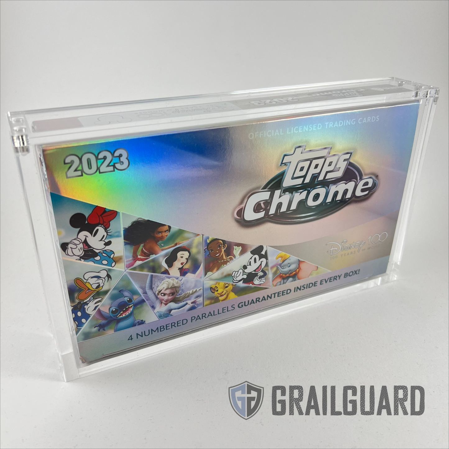 Disney 100 2023 Topps Chrome Hobby Box Premium Acrylic Display Protector Case