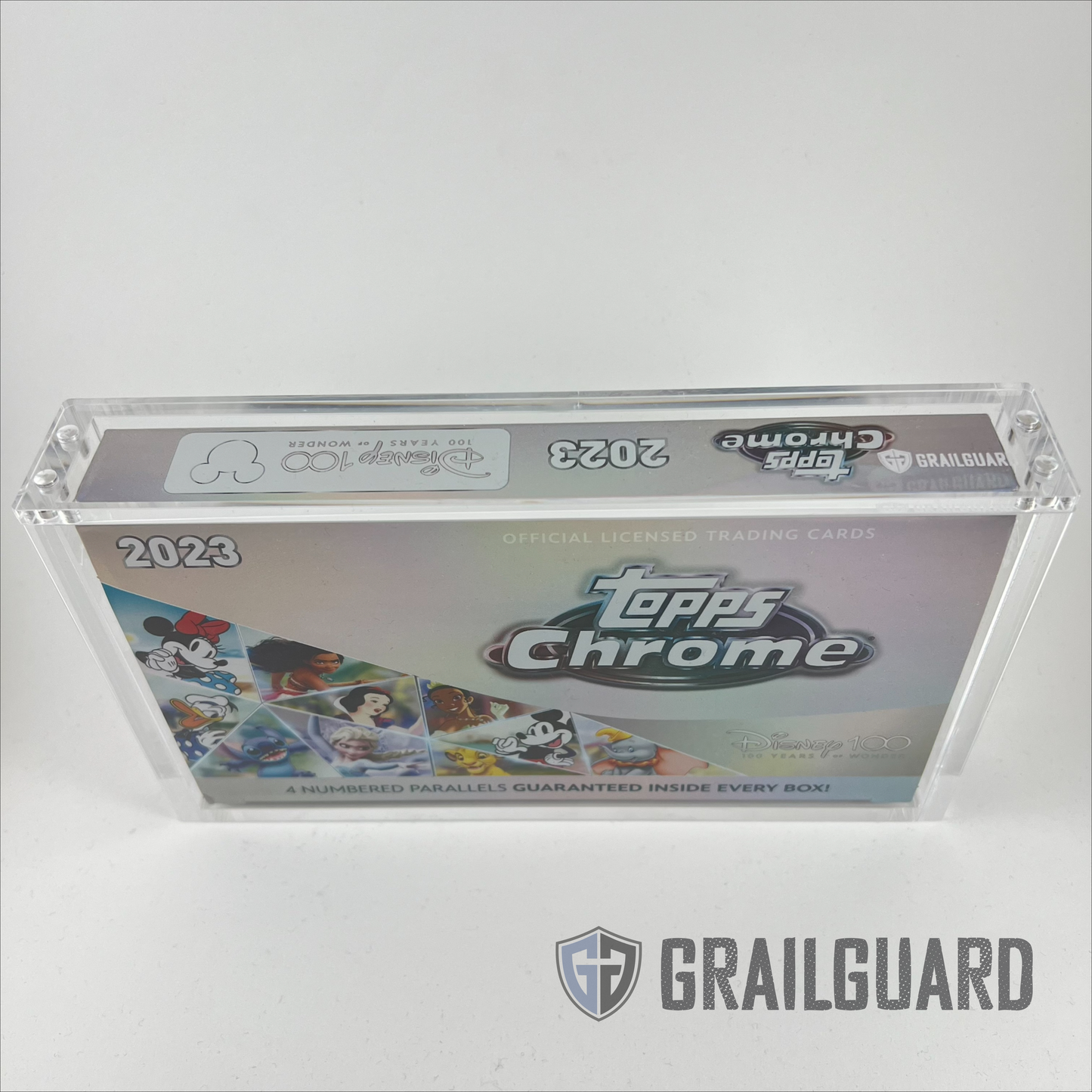 Disney 100 2023 Topps Chrome Hobby Box Premium Acrylic Display Protector Case