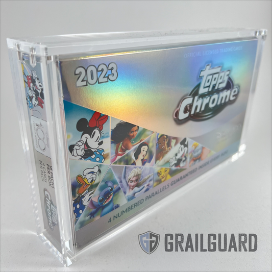 Disney 100 2023 Topps Chrome Hobby Box Premium Acrylic Display Protector Case