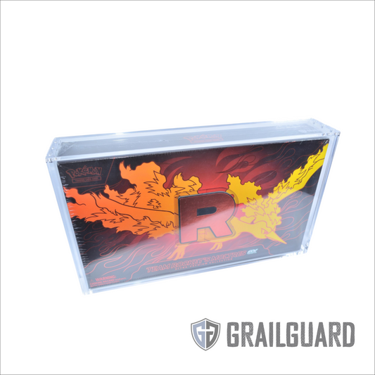 Pokemon Team Rockets Moltres Ultra Premium Collection UPC Premium Acrylic Display Protector Case