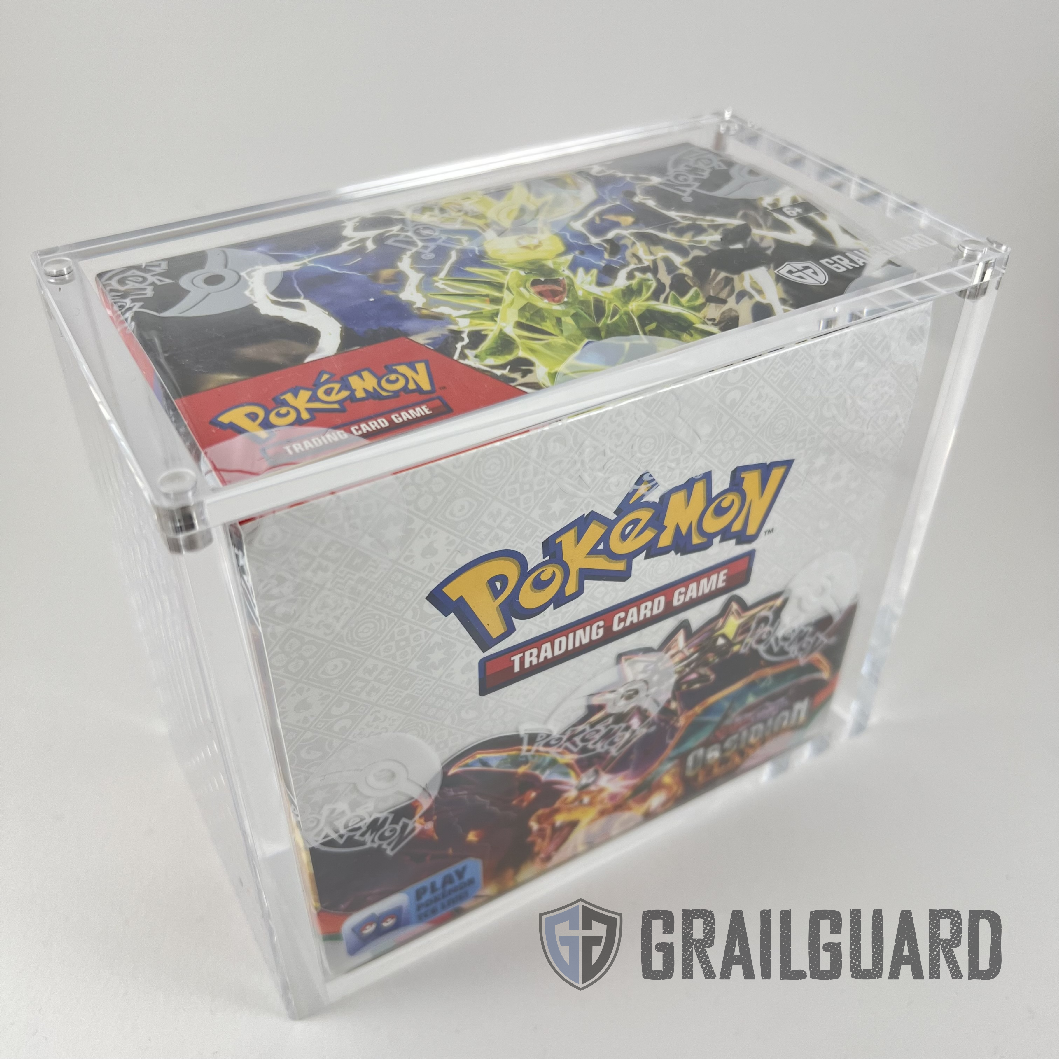Pokemon TCG Booster Box Premium Acrylic Display Protector Case - Fit M grailguard Pokemon TCG Booster Box Premium Acrylic Display Protector Case - Fit M grailguard