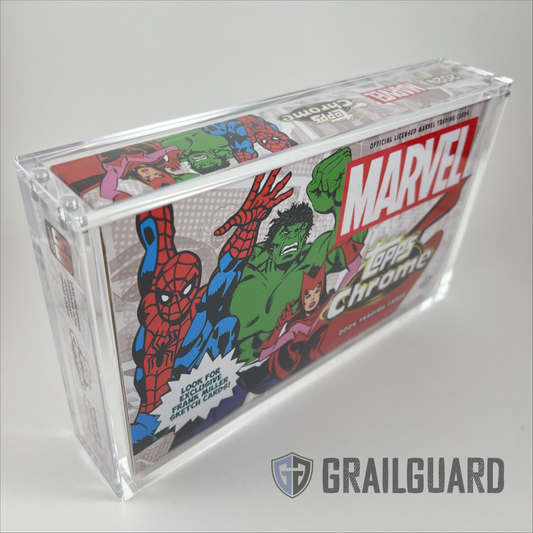 Topps Marvel Chrome 2024 Hobby Box Premium Acrylic Display Protector Case