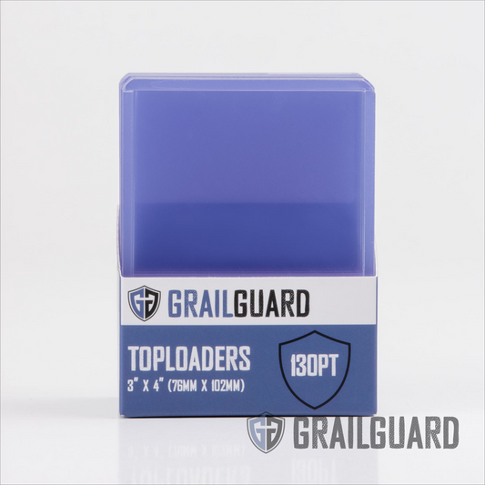 Grail Guard - 130pt Card Toploaders - 3" x 4" (10 pack)