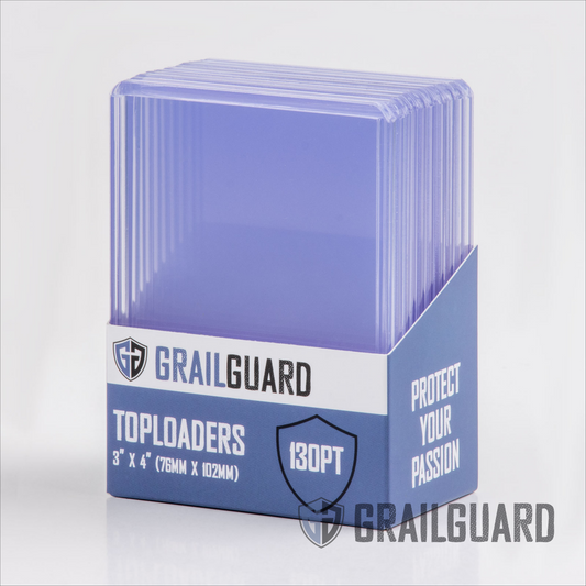 Grail Guard - 130pt Card Toploaders - 3" x 4" (10 pack)