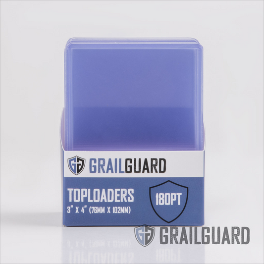 Grail Guard - 180pt Card Toploaders - 3" x 4" (10 pack)