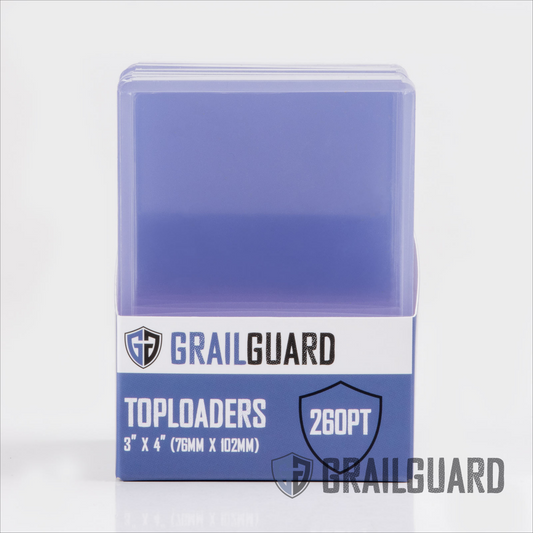 Grail Guard - 260pt Card Toploaders - 3" x 4" (10 pack)