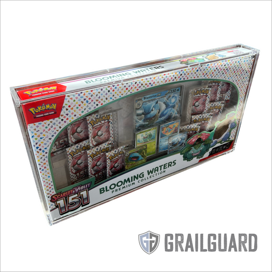 Pokemon 151 Blooming Waters Premium Acrylic Display Protector Case