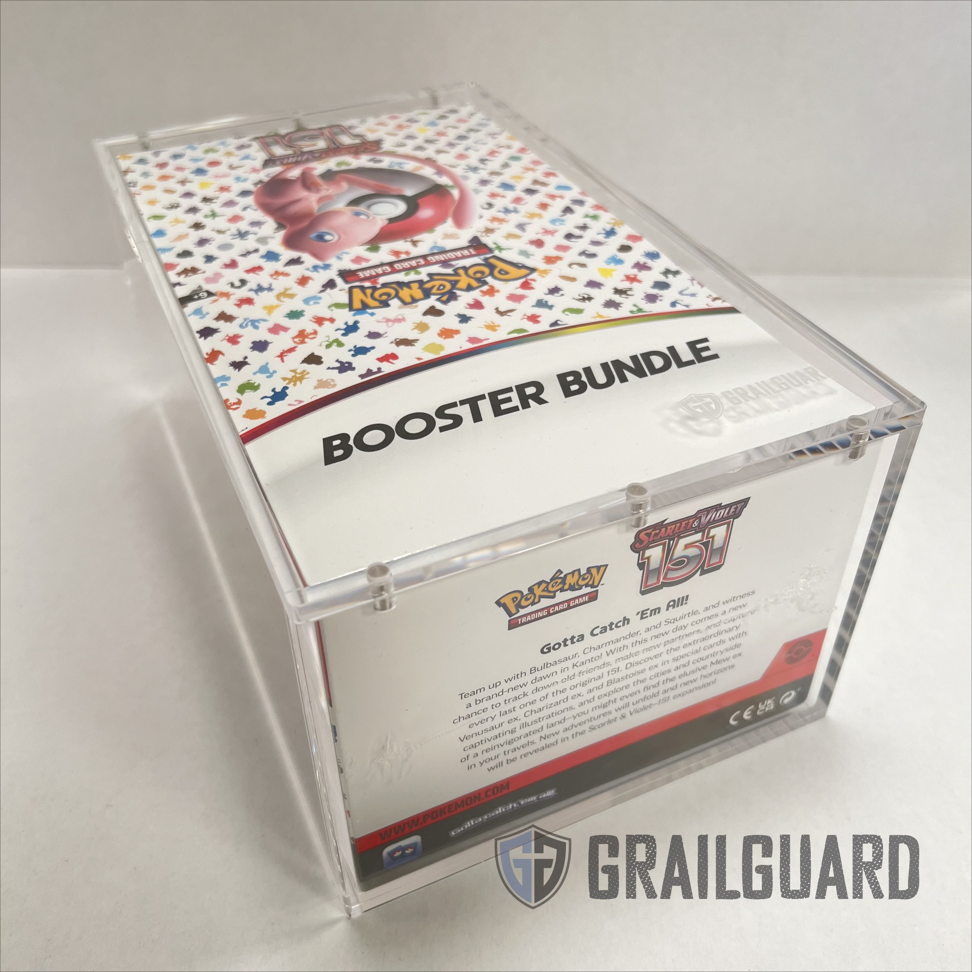 Pokemon Booster Bundle Retail Case (10x) Premium Acrylic Display Prote grailguard Pokemon Booster Bundle Retail Case (10x) Premium Acrylic Display Prote grailguard