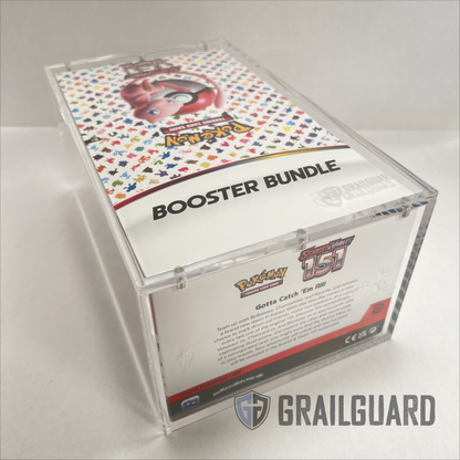 Pokemon Booster Bundle Retail Case (10x) Premium Acrylic Display Protector Case