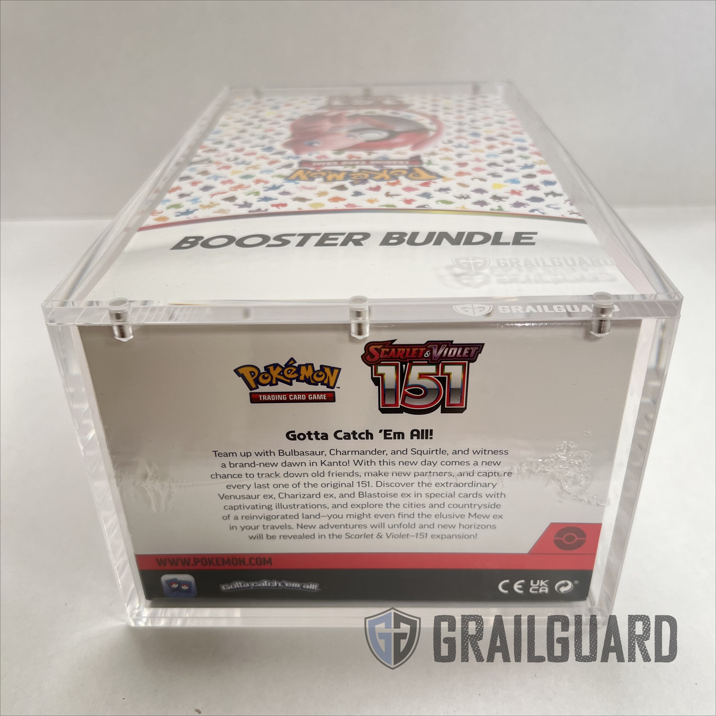 Pokemon Booster Bundle Retail Case (10x) Premium Acrylic Display Protector Case