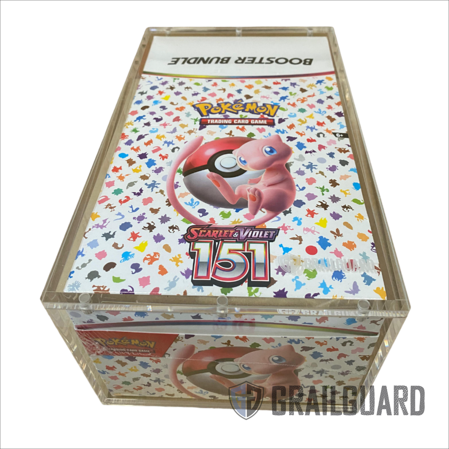 Pokemon Booster Bundle Retail Case (10x) Premium Acrylic Display Protector Case