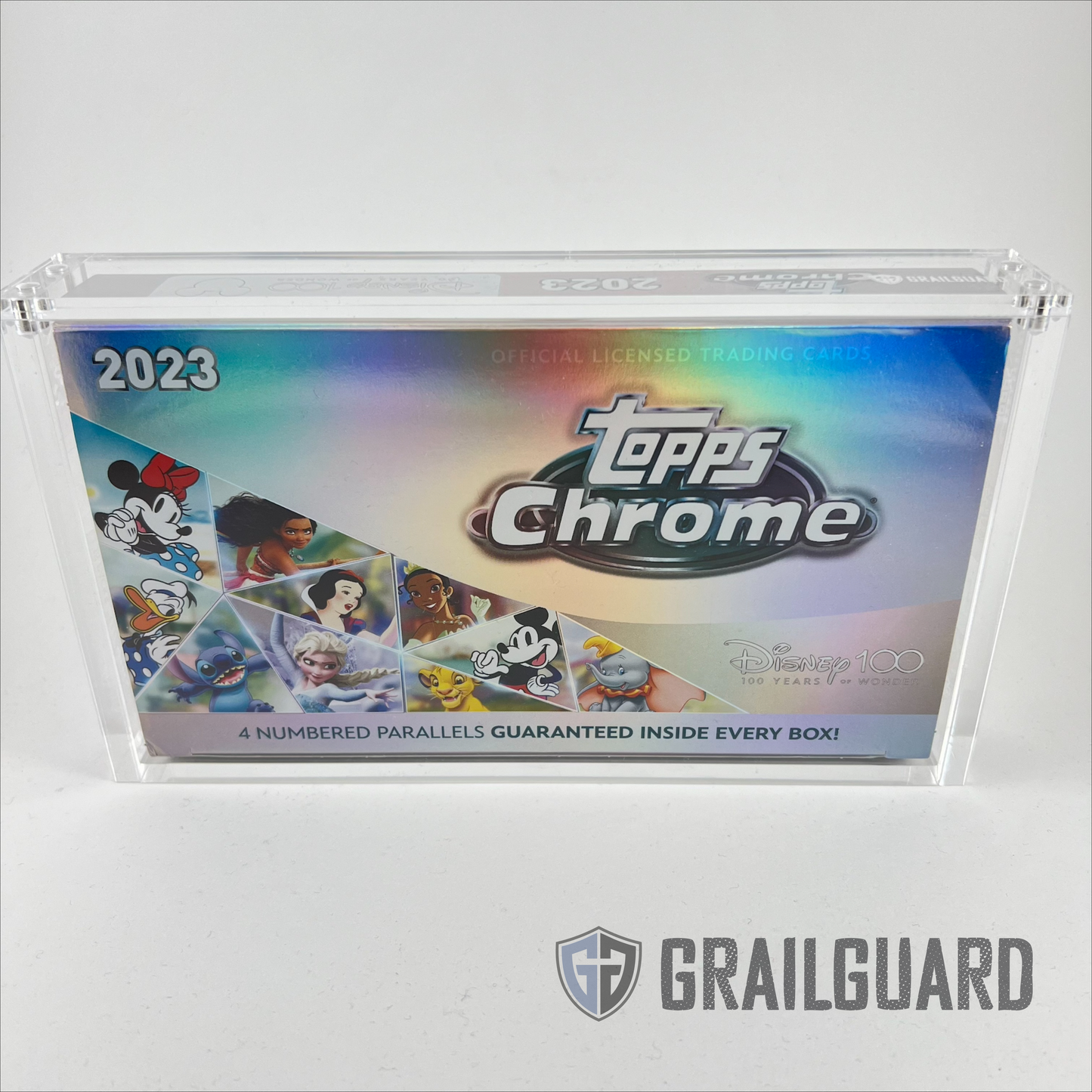 Disney 100 Topps Chrome Hobby Box Premium Acrylic Display Protector Case