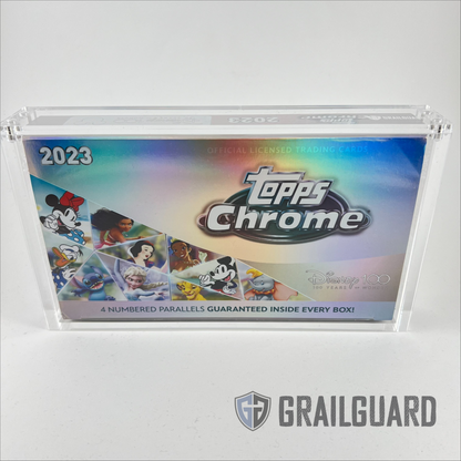 Disney 100 2023 Topps Chrome Hobby Box Premium Acrylic Display Protector Case