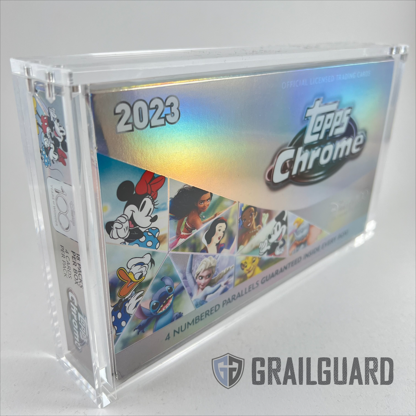 Disney 100 Topps Chrome Hobby Box Premium Acrylic Display Protector Case