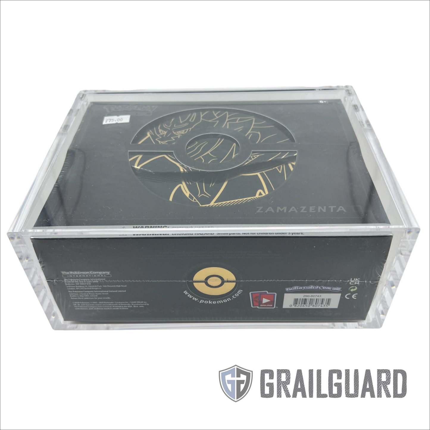 Pokemon ETB Plus Elite Trainer Box Plus Size Premium Acrylic Display Protector Case