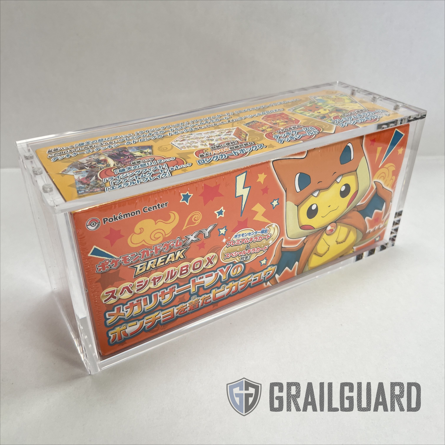 Pokemon Centre Japanese Special Poncho Premium Acrylic Display Protector Case