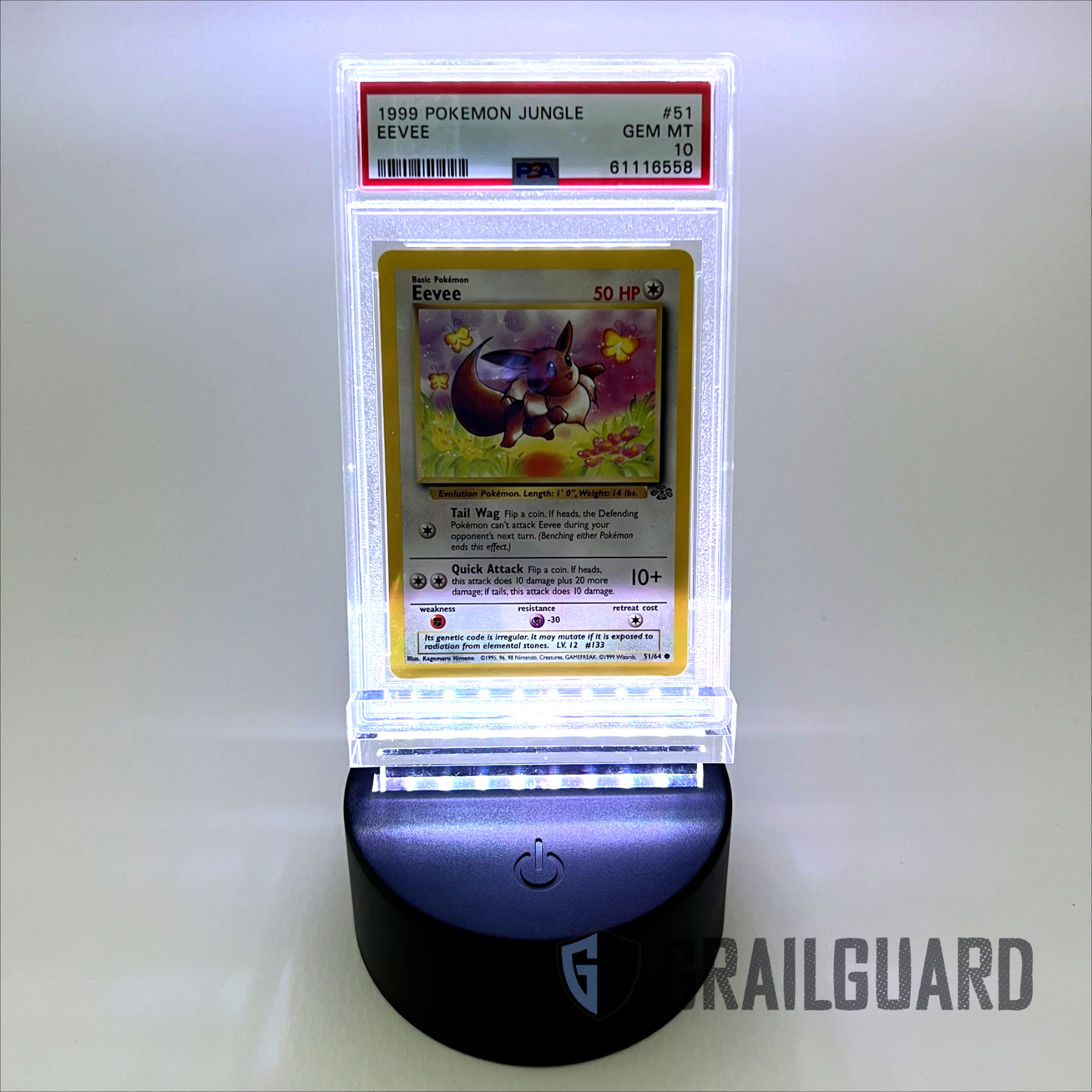 LED Display Stand For Single Graded Card or Mag PSA CGC MGC BGC