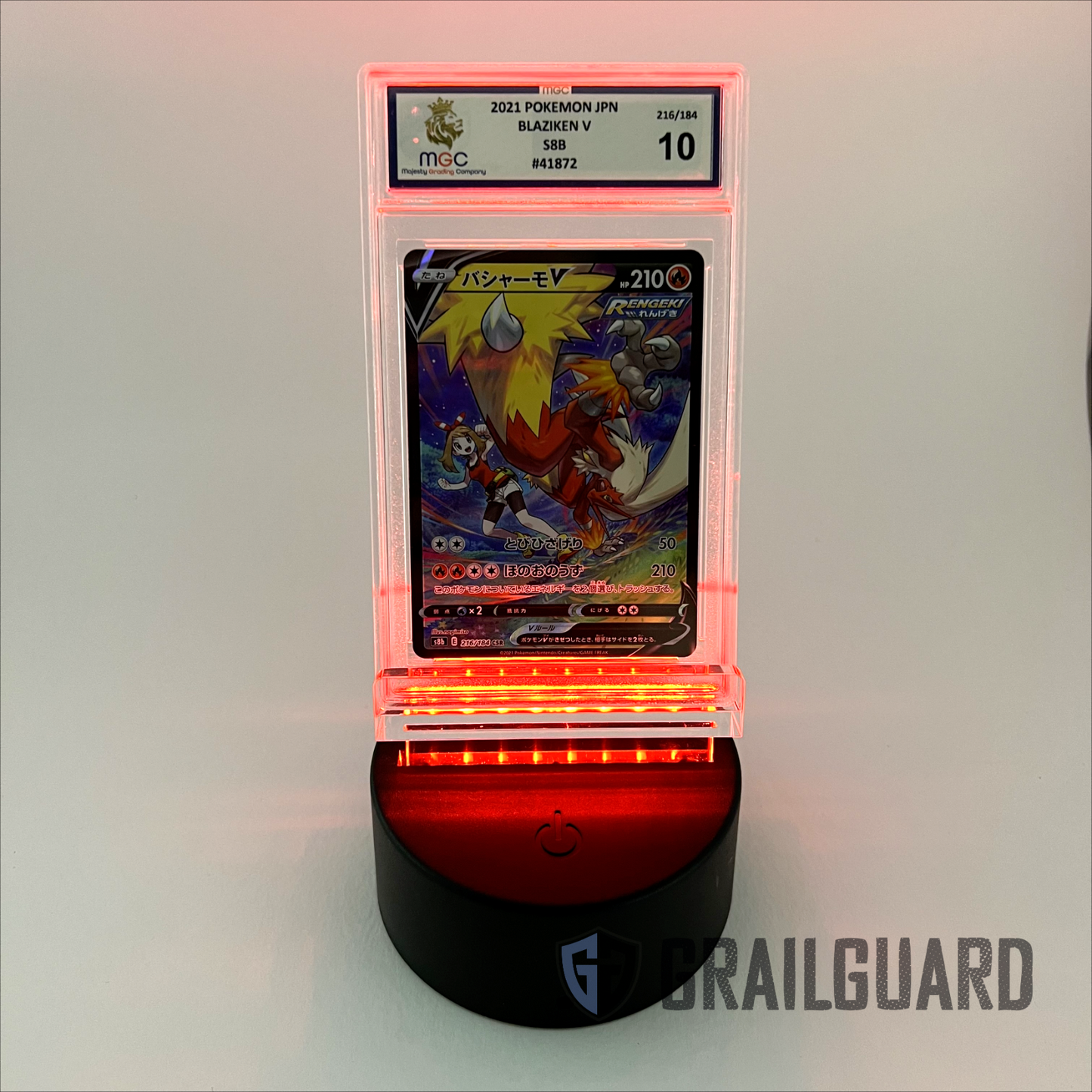 LED Display Stand For Single Graded Card or Mag PSA CGC MGC BGC