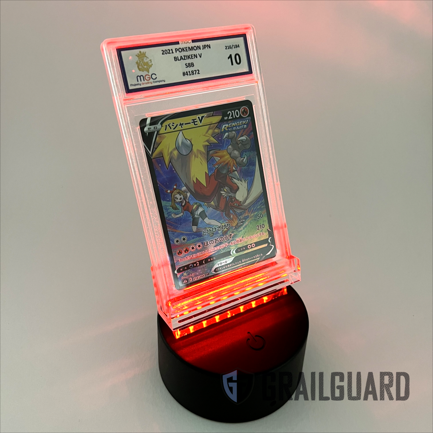 LED Display Stand For Single Graded Card or Mag PSA CGC MGC BGC