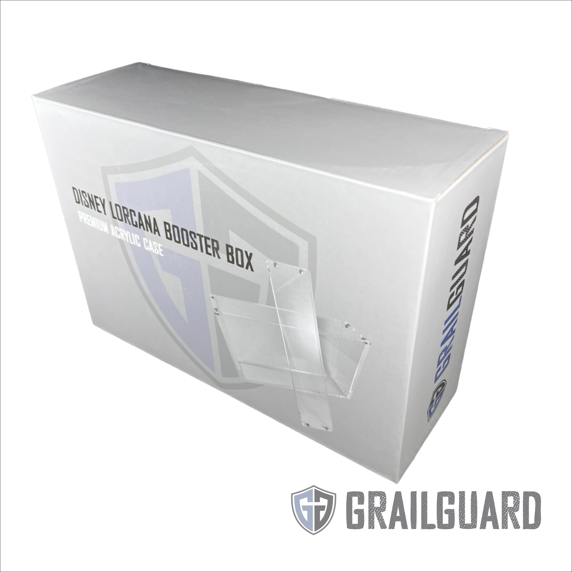 Disney Lorcana Booster Box Premium Acrylic Display Protector Case grailguard Disney Lorcana Booster Box Premium Acrylic Display Protector Case grailguard