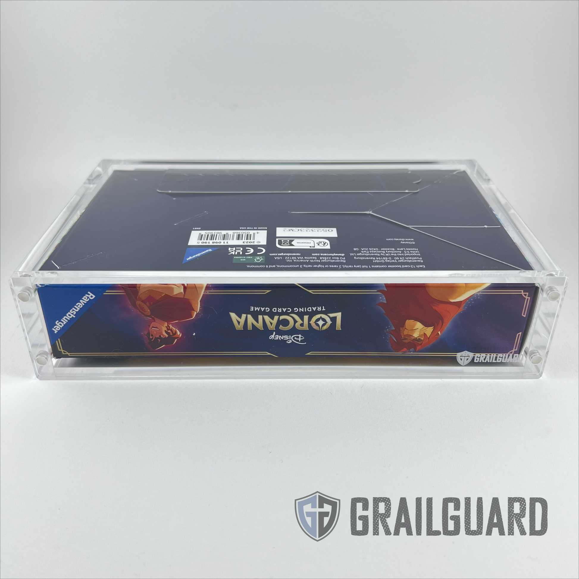 Disney Lorcana Booster Box Premium Acrylic Display Protector Case grailguard Disney Lorcana Booster Box Premium Acrylic Display Protector Case grailguard