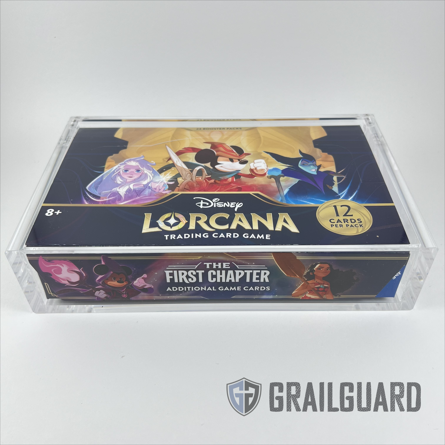 Disney Lorcana Booster Box Premium Acrylic Display Protector Case