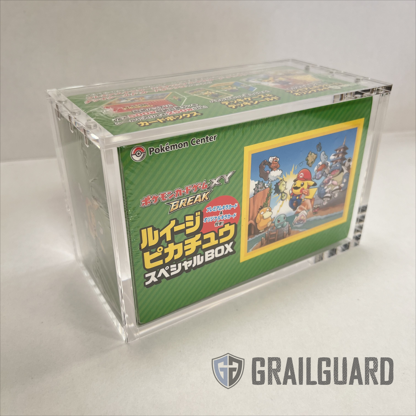 Pokemon Japanese Mario Luigi XY Break Premium Acrylic Display Protector Case