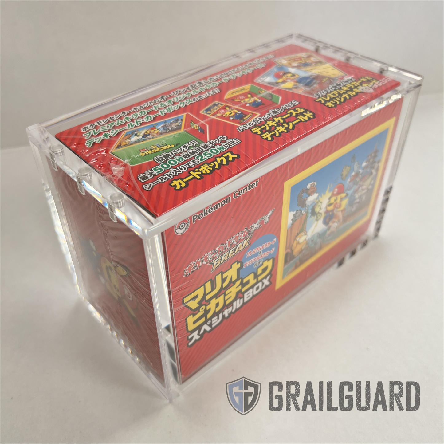 Pokemon Japanese Mario Luigi XY Break Premium Acrylic Display Protector Case