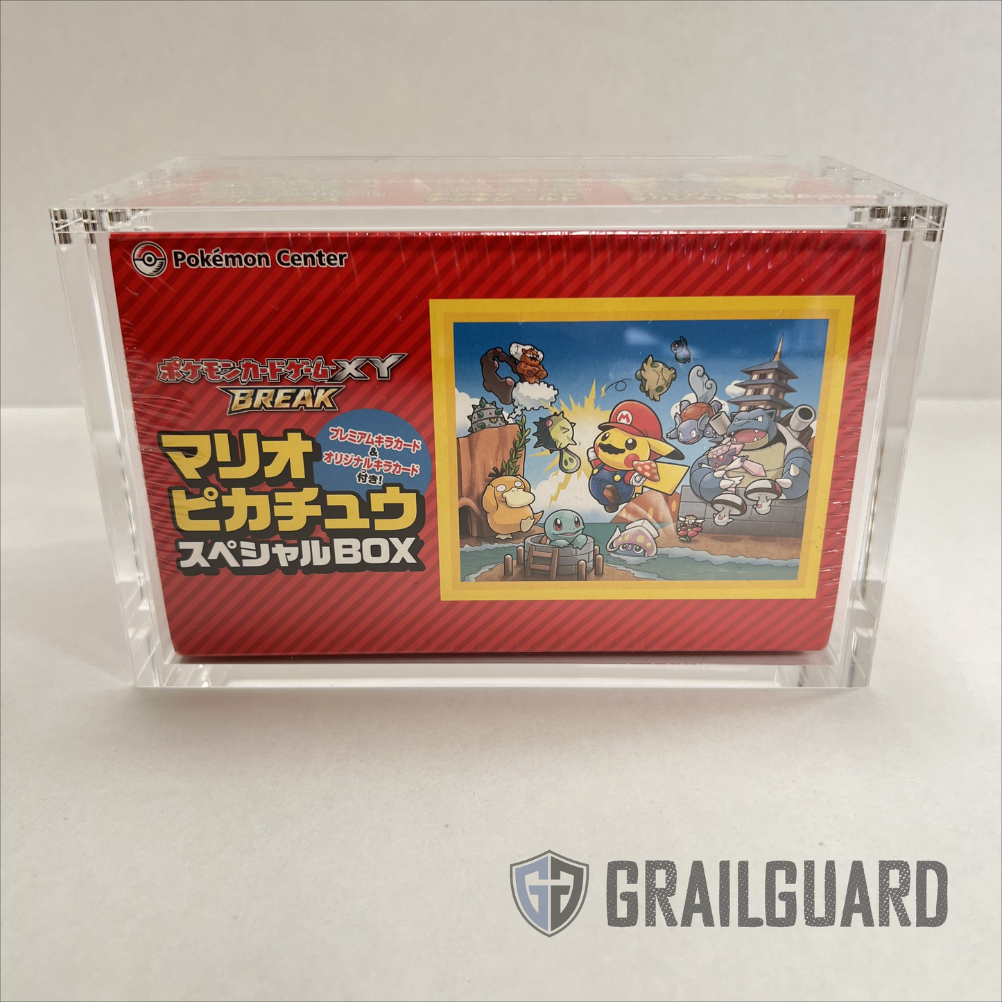 Pokemon Japanese Mario Luigi XY Break Premium Acrylic Display Protector Case