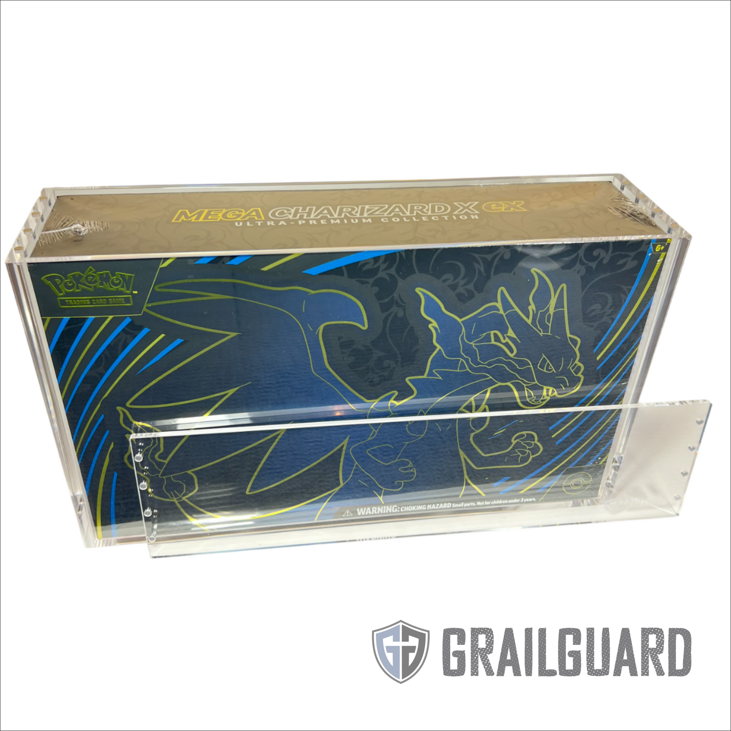 Pokemon Mega Charizard X Ultra Premium Collection UPC Premium Acrylic Display Protector Case