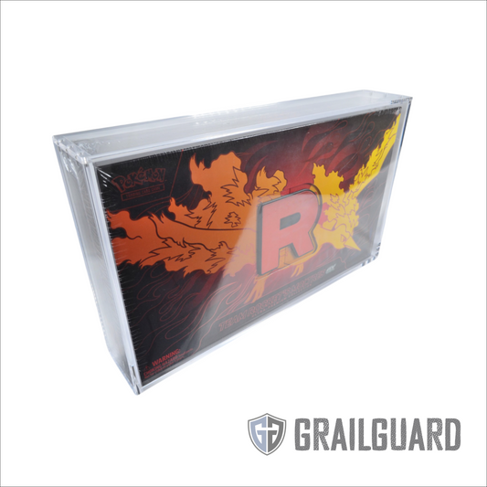 Pokemon Team Rockets Moltres Ultra Premium Collection UPC Premium Acrylic Display Protector Case