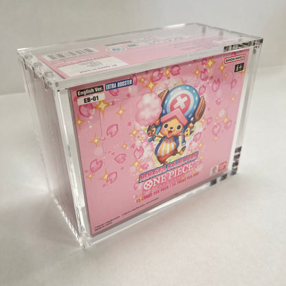 One Piece English Booster Box Acrylic Display Protector Case All Sizes OP01-08