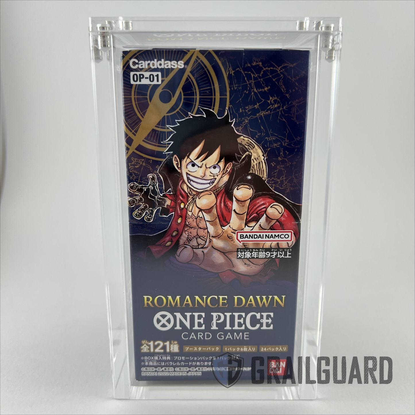 One Piece Japanese Booster Box Premium Acrylic Display Protector Case