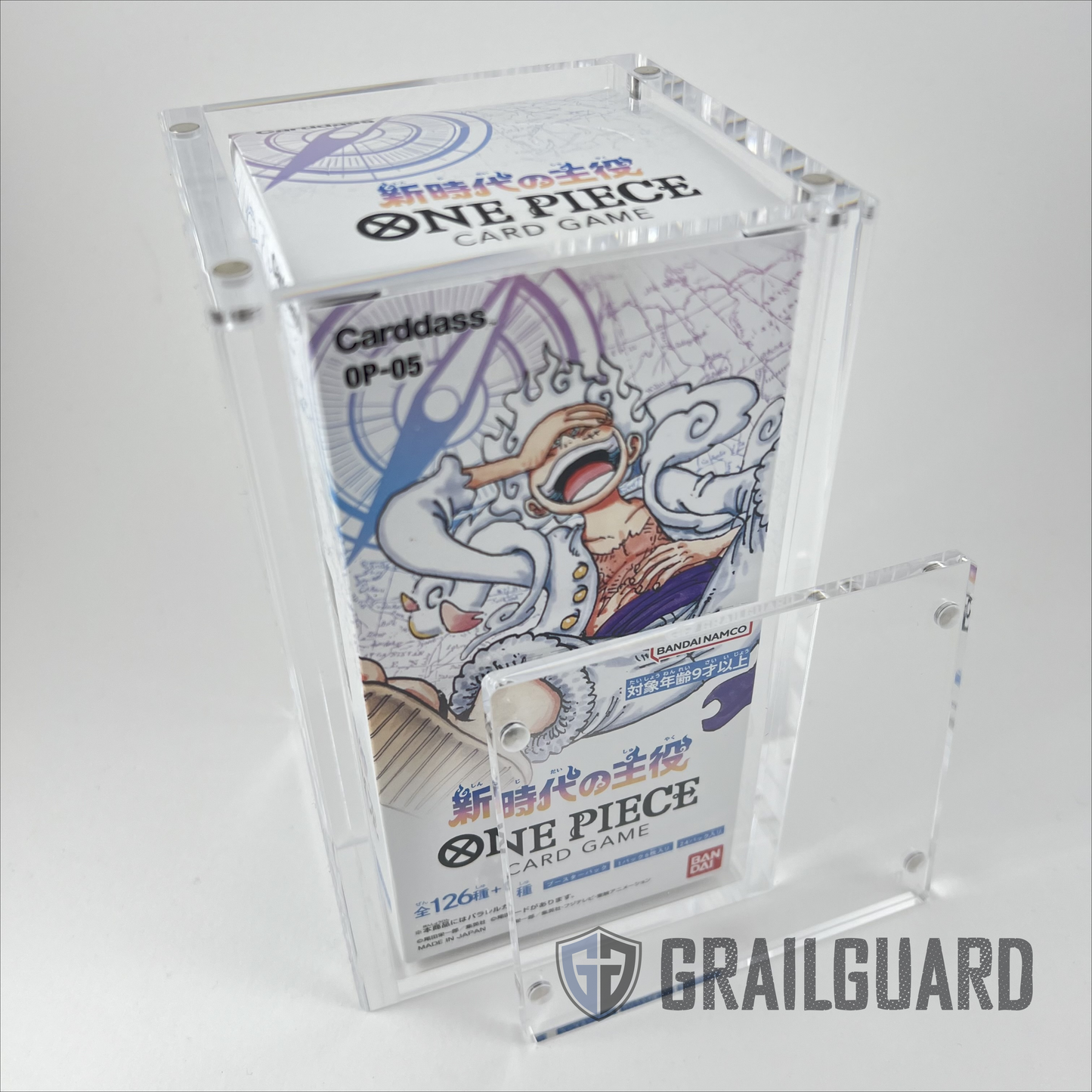 One Piece Japanese Booster Box Premium Acrylic Display Case - NEW/REPRINT SIZE