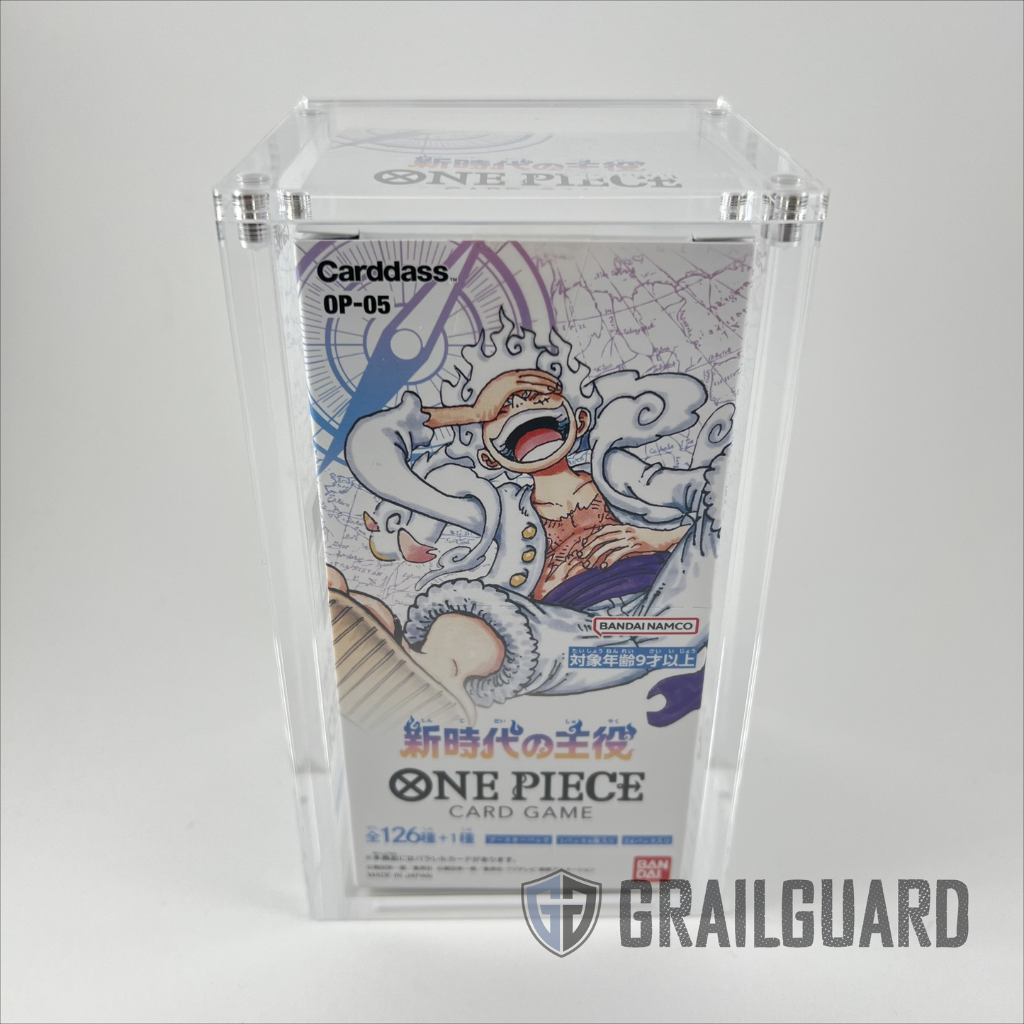 One Piece Japanese Booster Box Premium Acrylic Display Case - NEW/REPRINT SIZE