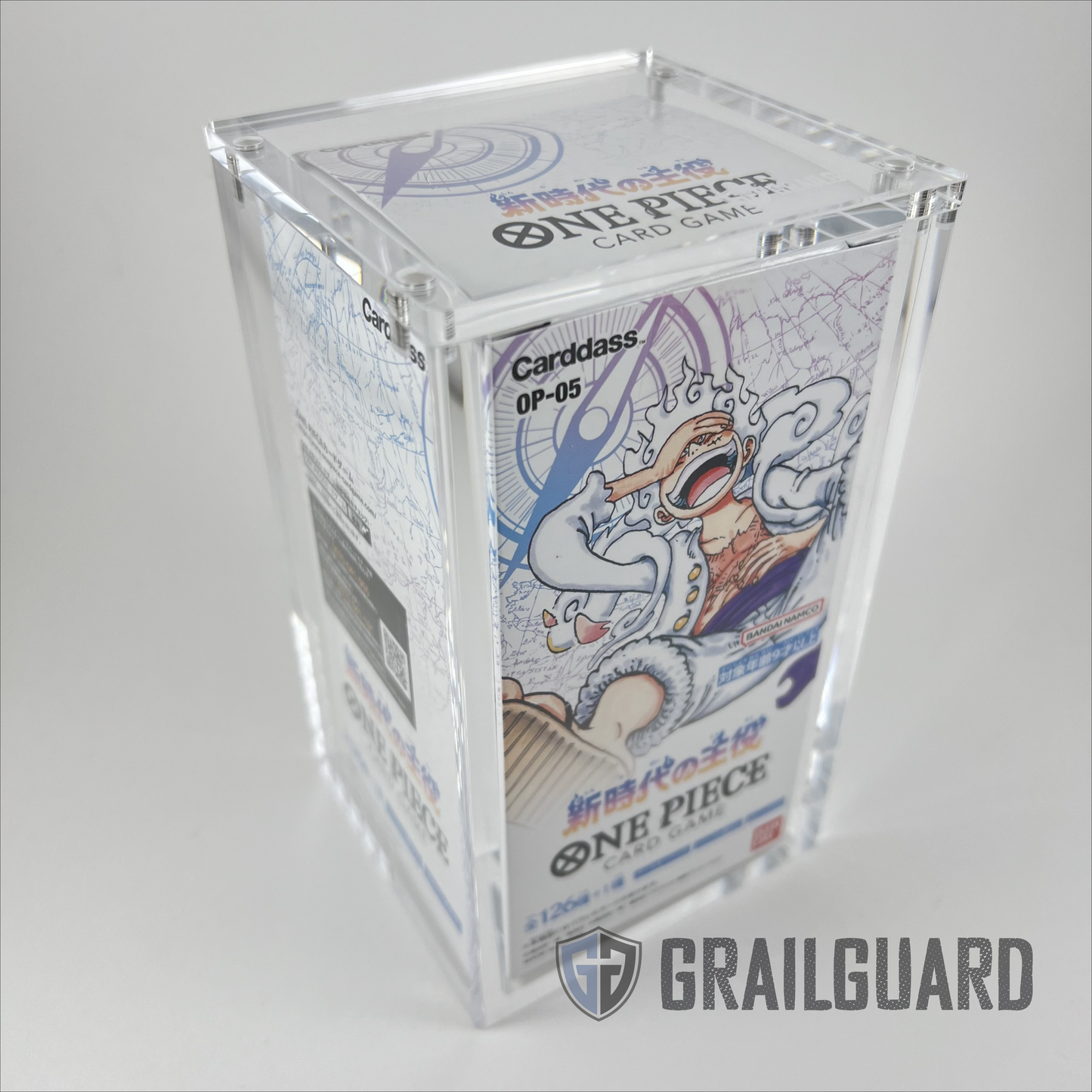 One Piece Japanese Booster Box Premium Acrylic Display Case - NEW/REPRINT SIZE