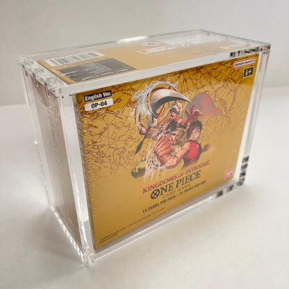 One Piece English Booster Box Acrylic Display Protector Case All Sizes OP01-08