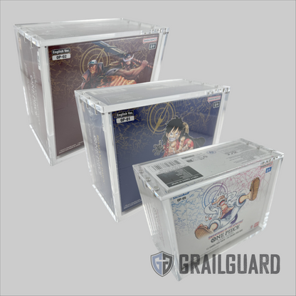 One Piece Display Case Clear Acrylic Display Case For One Piece Japanese Booster Box - Premium Quality Acrylic Booster Box Case One Piece Display Case Clear Acrylic Display Case For One Piece Japanese Booster Box - Premium Quality Acrylic Booster Box Case