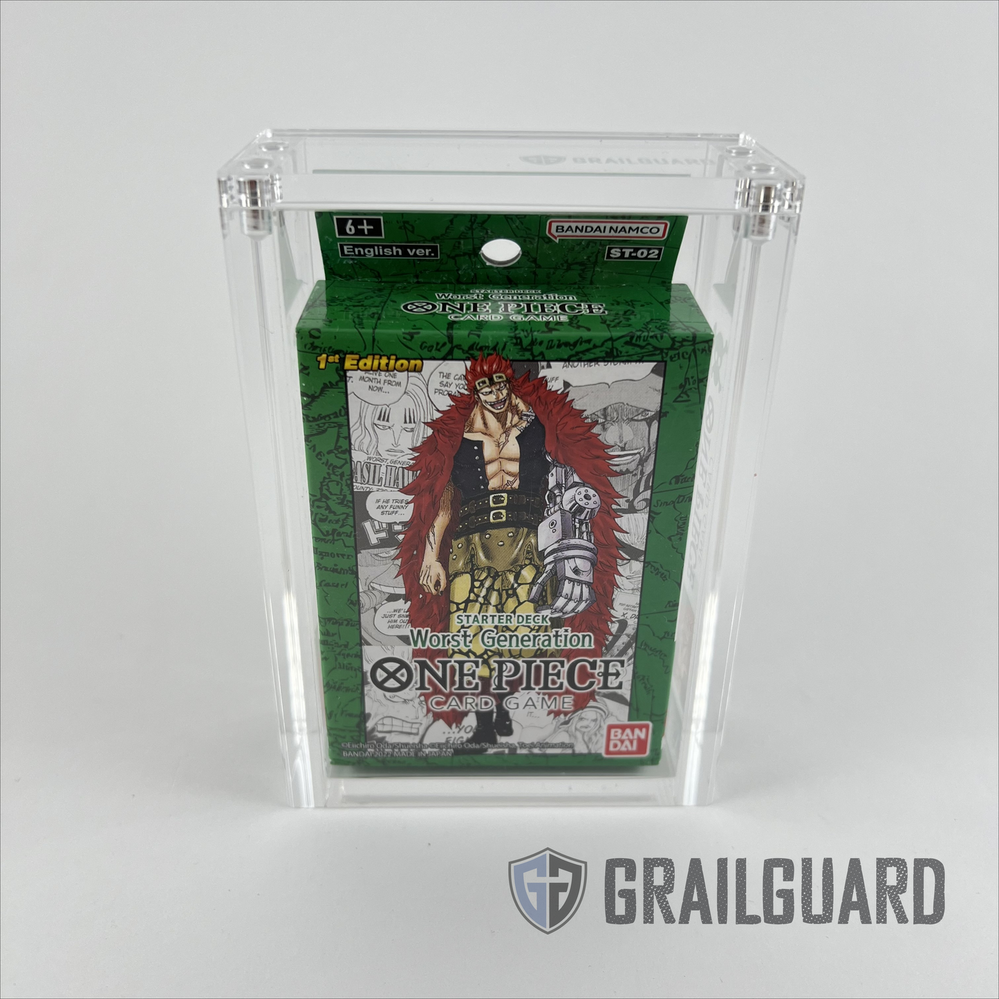 One Piece Super Pre-Release Deck Premium Acrylic Display Protector Case