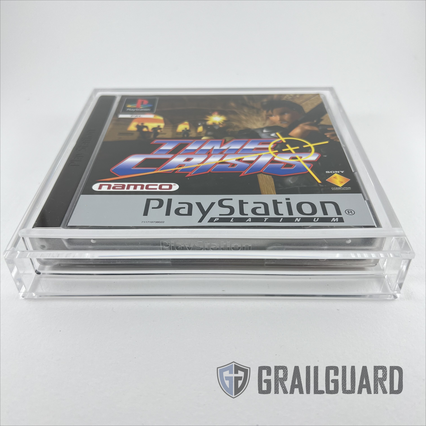 PS1 PAL Game Box Premium Acrylic Display Protector Case