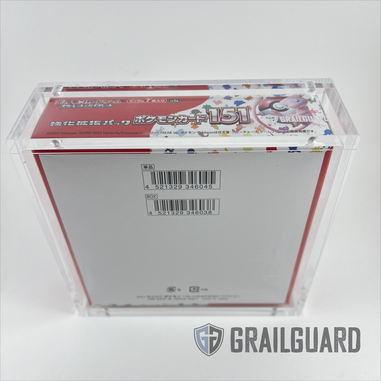 Pokemon TCG Japanese Large Booster Box Premium Acrylic Display Protector Case