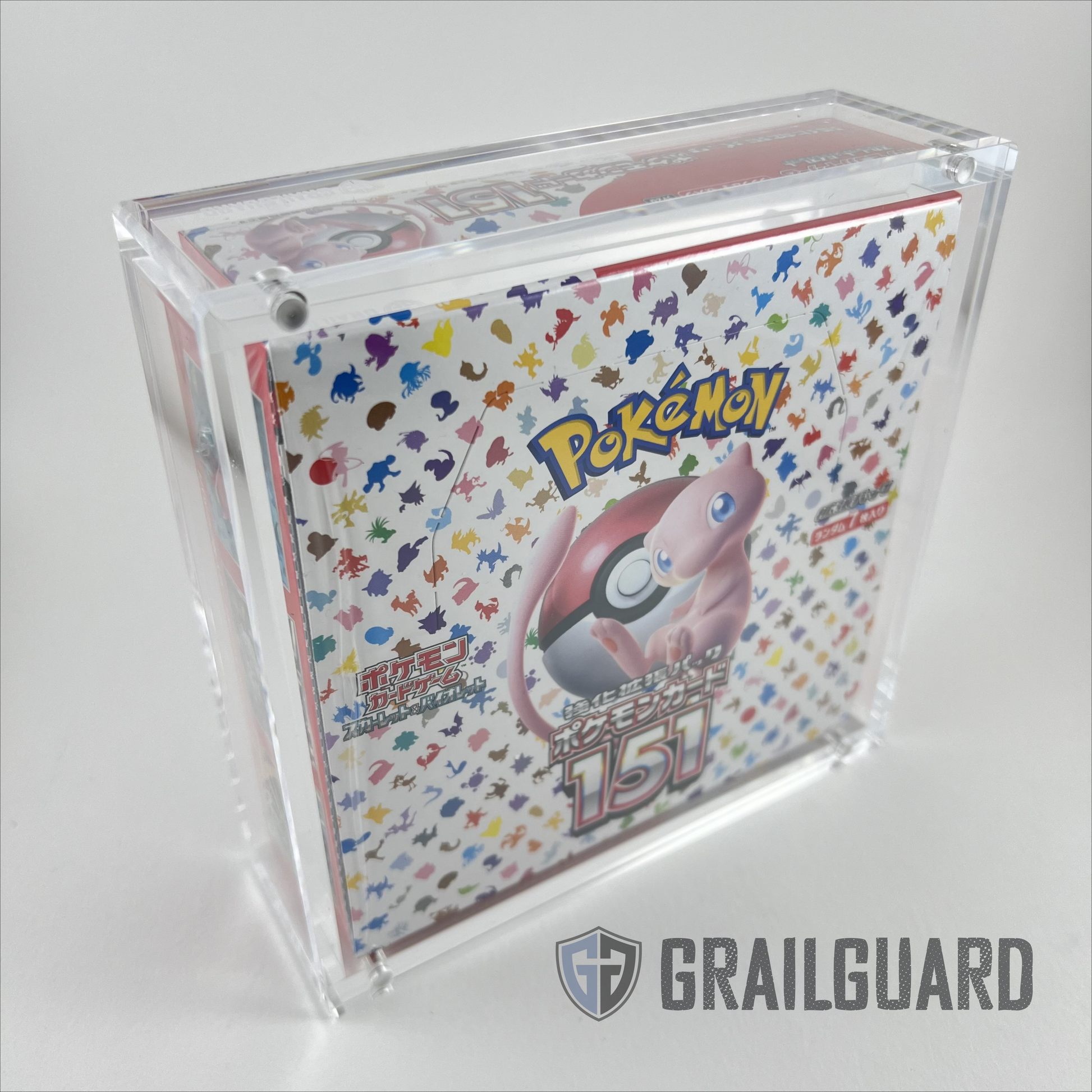 Pokemon TCG Japanese Large Booster Box Premium Acrylic Display Protect grailguard Pokemon TCG Japanese Large Booster Box Premium Acrylic Display Protect grailguard