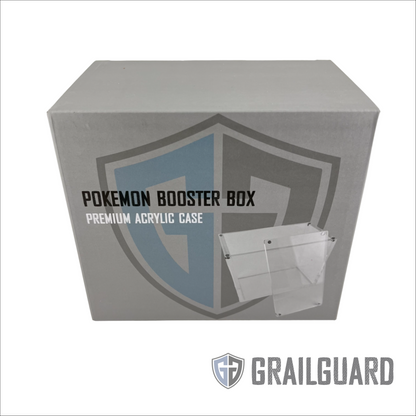 Pokemon TCG Booster Box Premium Acrylic Display Protector Case - Fit Modern Sets