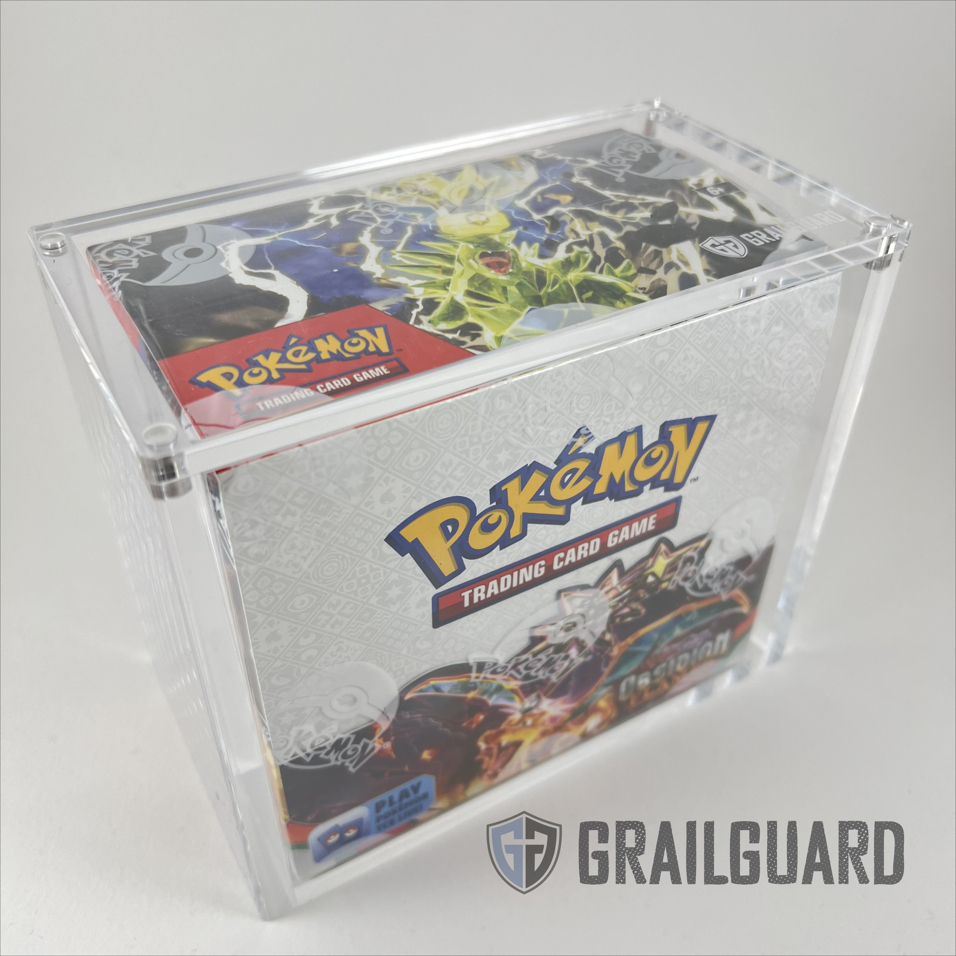 Pokemon TCG Booster Box Premium Acrylic Display Protector Case - Fit M grailguard Pokemon TCG Booster Box Premium Acrylic Display Protector Case - Fit M grailguard