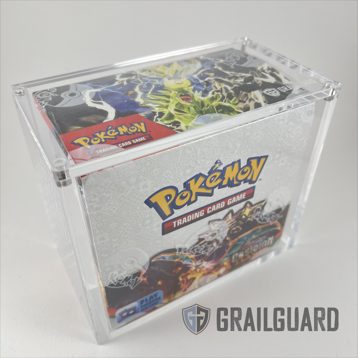 Pokemon TCG Booster Box Premium Acrylic Display Protector Case - Fit Modern Sets