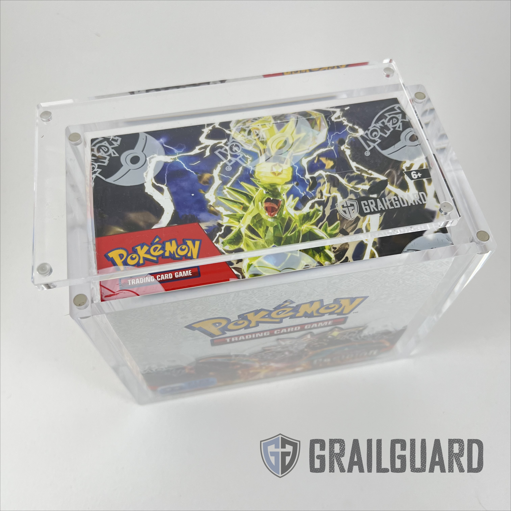 Pokemon TCG Booster Box Premium Acrylic Display Protector Case - Fit M grailguard Pokemon TCG Booster Box Premium Acrylic Display Protector Case - Fit M grailguard
