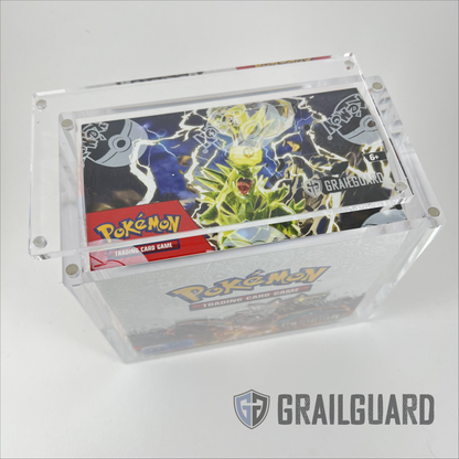 Pokemon TCG Booster Box Premium Acrylic Display Protector Case - Fit Modern Sets