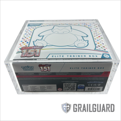 Pokemon TCG Elite Trainer Box ETB Premium Acrylic Display Protector Case